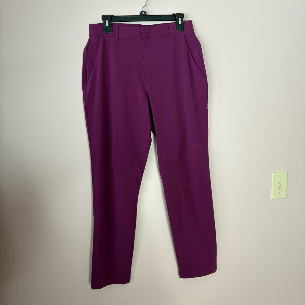 💚Fabletics Men's Deep Purple Tech Pants